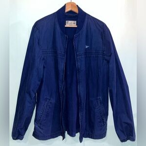 Vans Off The Wall Joel Tudor Surf Surfing Zip Up Jacket blue cotton Size L